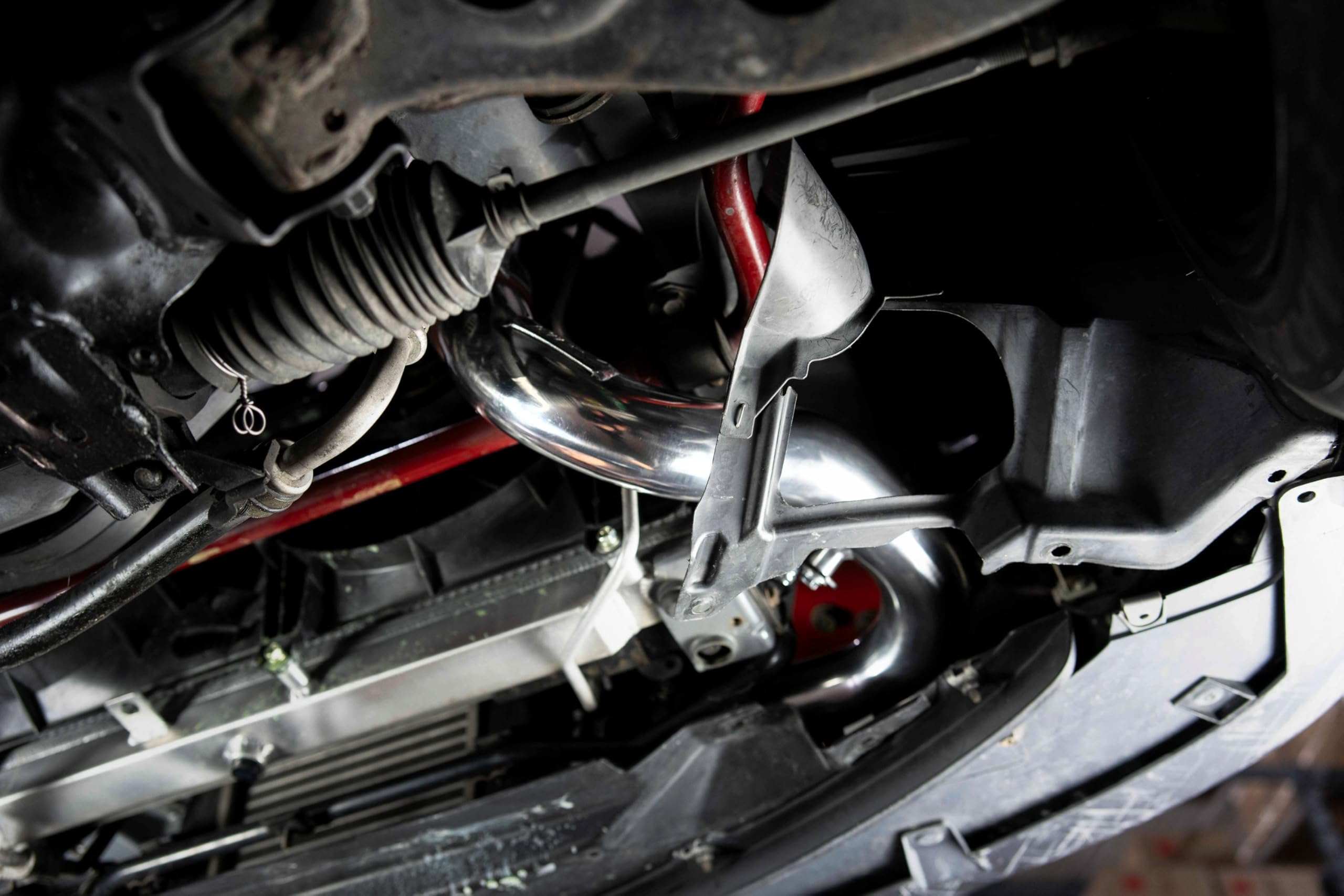 HPS Intercooler Black Charge Pipe Kit Lower Hot Side and Cold Side Compatible for 2004-2005 Mazda Mazdaspeed Miata 1.8L Turbo, 17-152WB