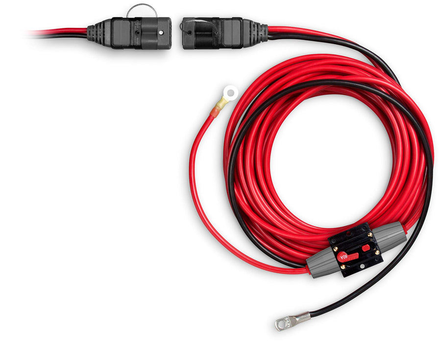 Vehicle Wiring Kit Trac Outdoors - Wire Your Vehicle for High-Current 12V Power - For Trailer Winch, Portable Winch and Other 12V Device Use (69140)