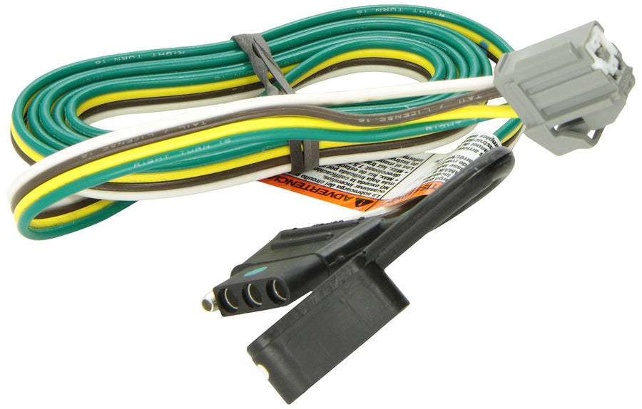 4-Flat Tow Harness Wiring Package TEKONSHA 118264, Silver