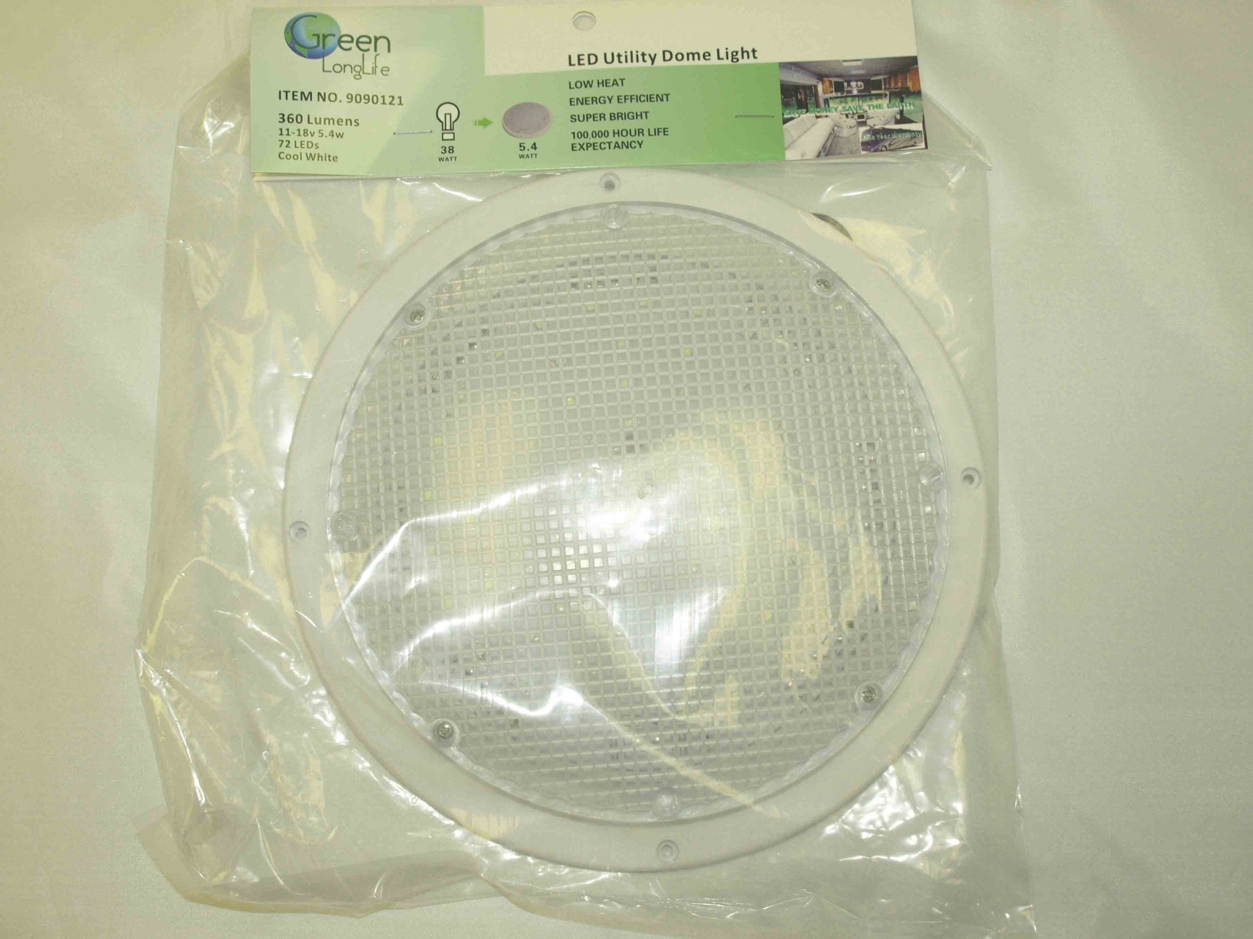 LongLife Green LED Dome Lights (360 Lumens)
