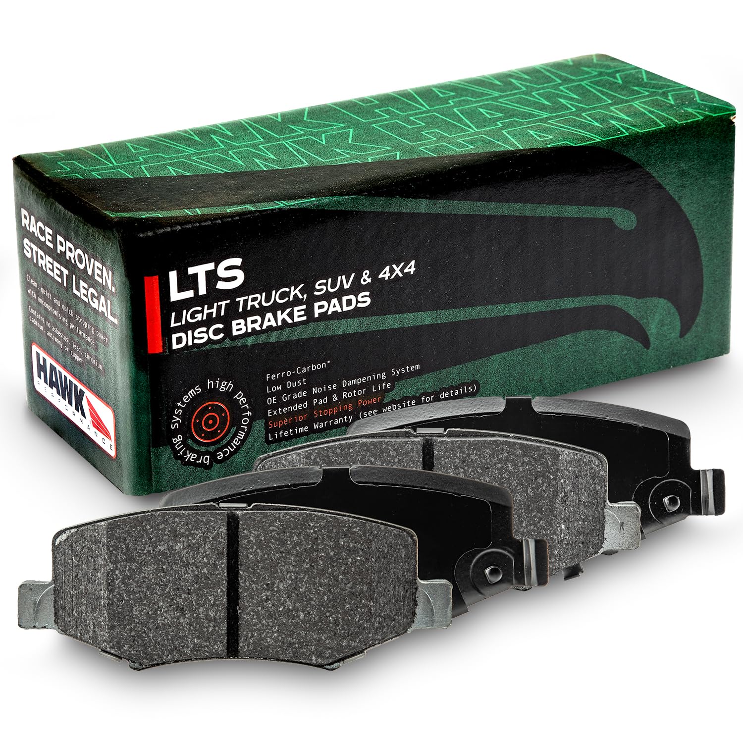 Hawk Performance LTS HB608Y.630 Light Truck and SUV Street Brake Pads