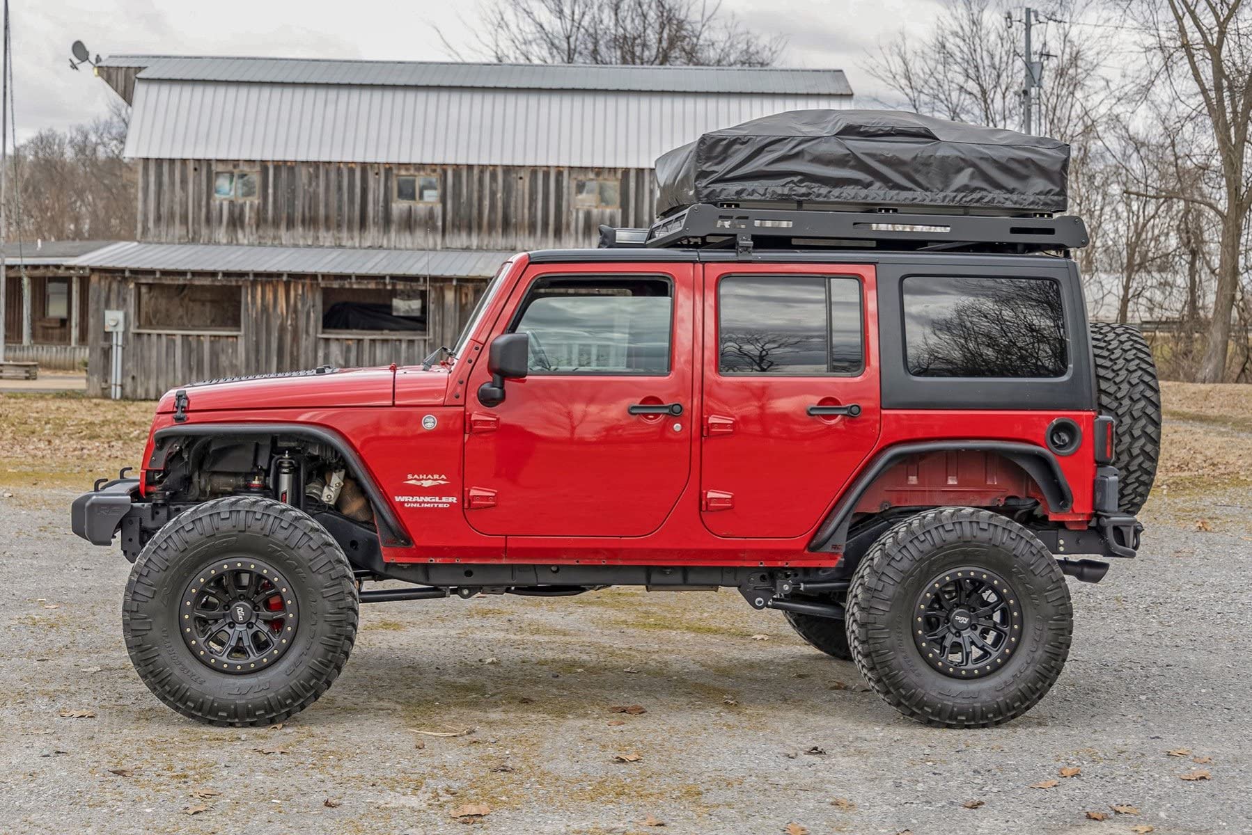 Rough Country Bumper Caps Front for 2007-2018 Jeep Wrangler JK - 1047