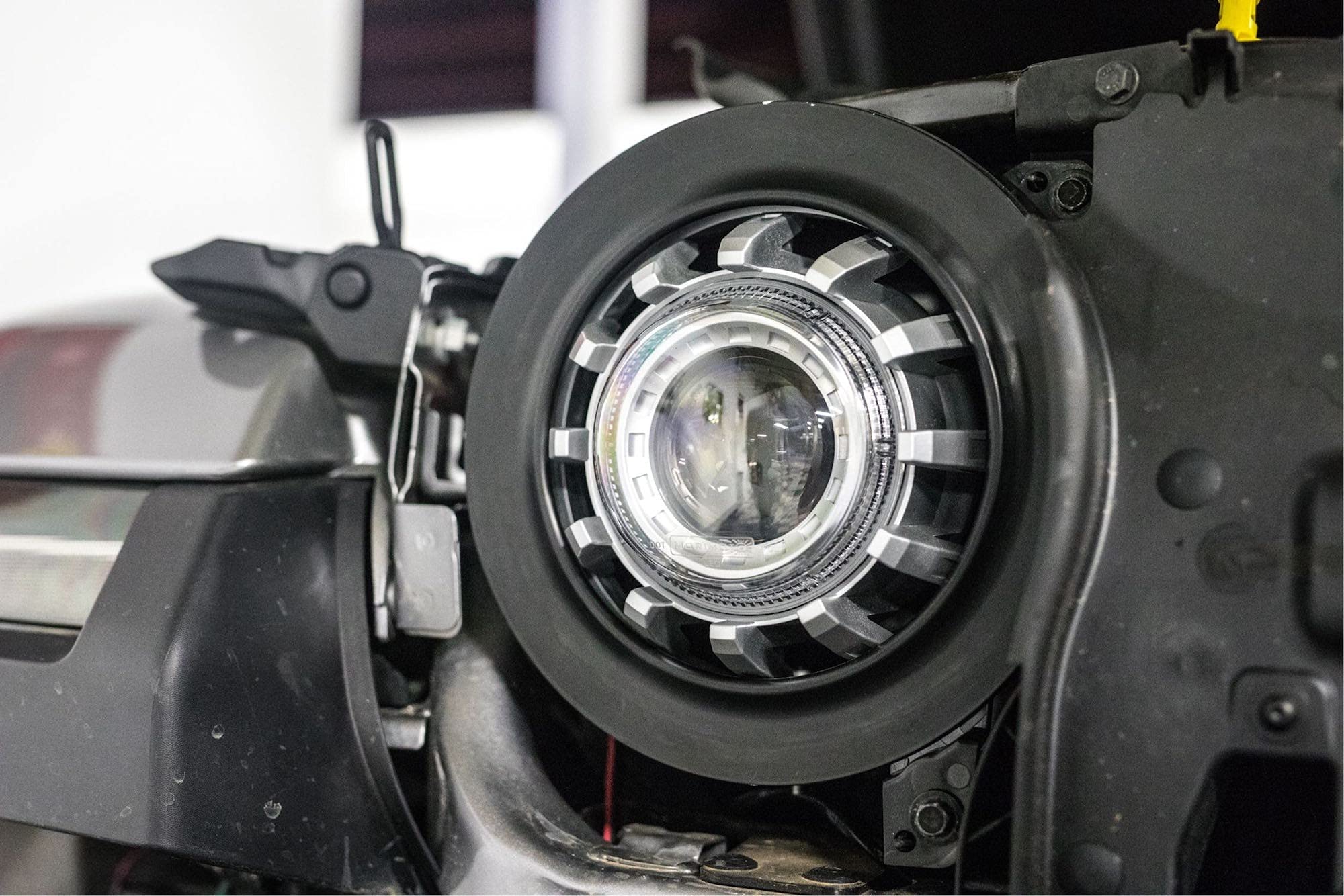 Morimoto 7 Inch Adapters Headlight, Fits Jeep JL 2018+, 7 Inch Round Buckets Replaces, Universal Fit for LED Headlight Housings, Plug and Play with Horizontal and Vertical Adjustments (2X LF630)
