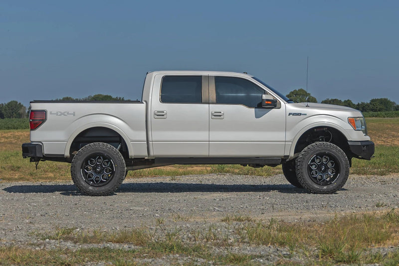 Rough Country Rear Wheel Well Liners for 2WD/4WD Ford F-150 (2004-2014) - Heavy-Duty Rear Fender Liners for Mud & Debris Protection, Made in USA