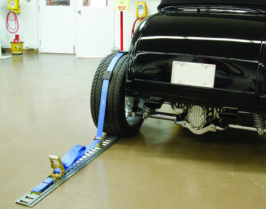 E-Track Erickson Ratchet Strap 58523 (with Roller Idler, 2" Wide x 12' Long, 3300 lb Load Capacity),1 Pack