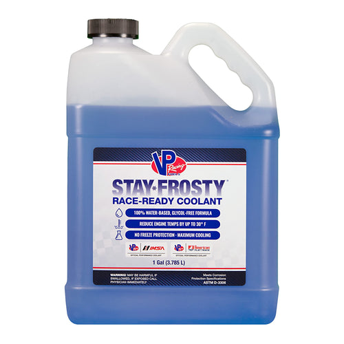 Stay Frosty VP Racing 23051 – Race-Ready Coolant with 100% Water-Based Formula - Gallon (Pack of 1)