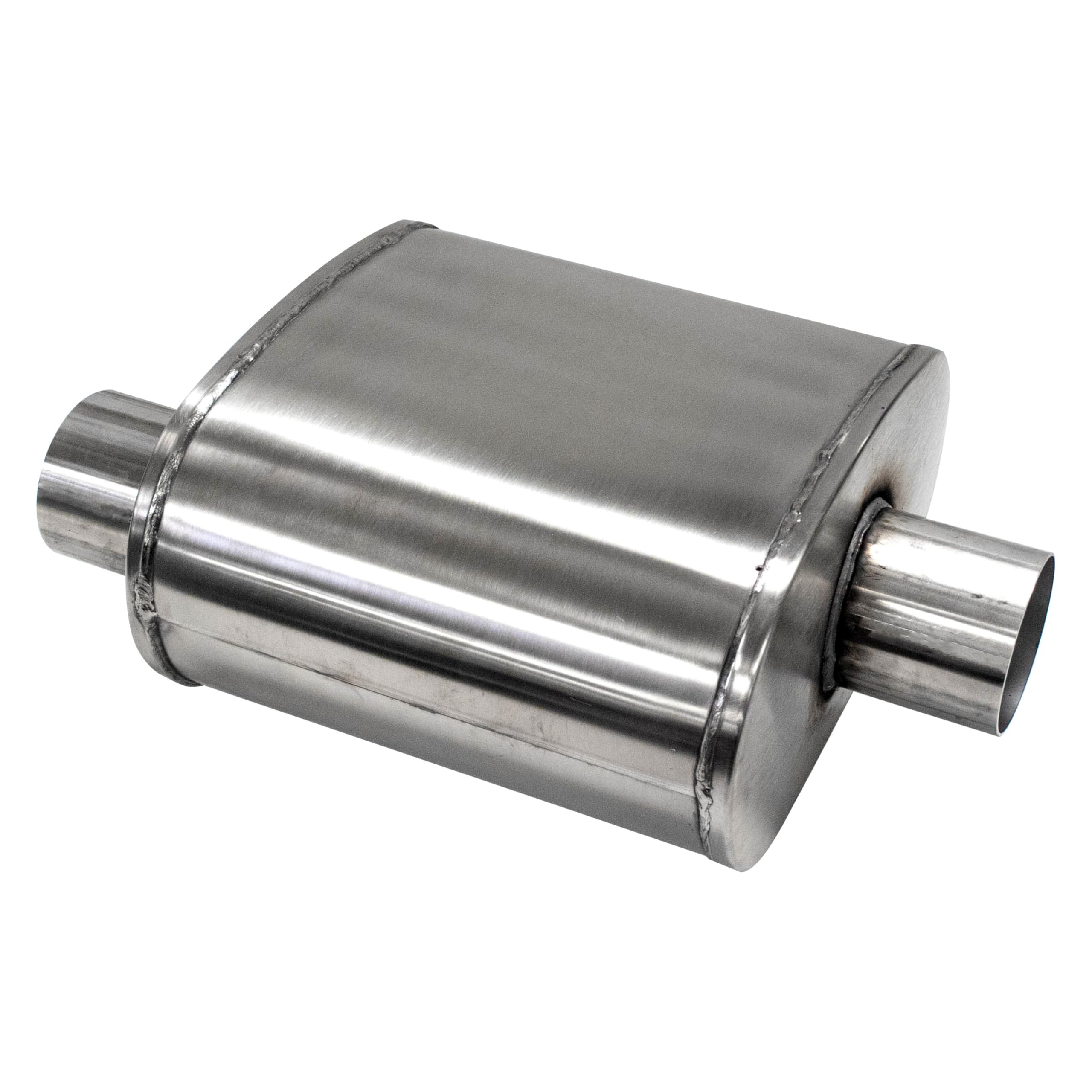 Corsa - CORSA EXHST Custom Sport Muffler 304SS 3in Offset In / 3in Center Out 10in Length (CP300CT)