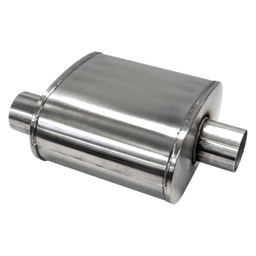 Corsa - CORSA EXHST Custom Sport Muffler 304SS 3in Offset In / 3in Center Out 10in Length (CP300CT)