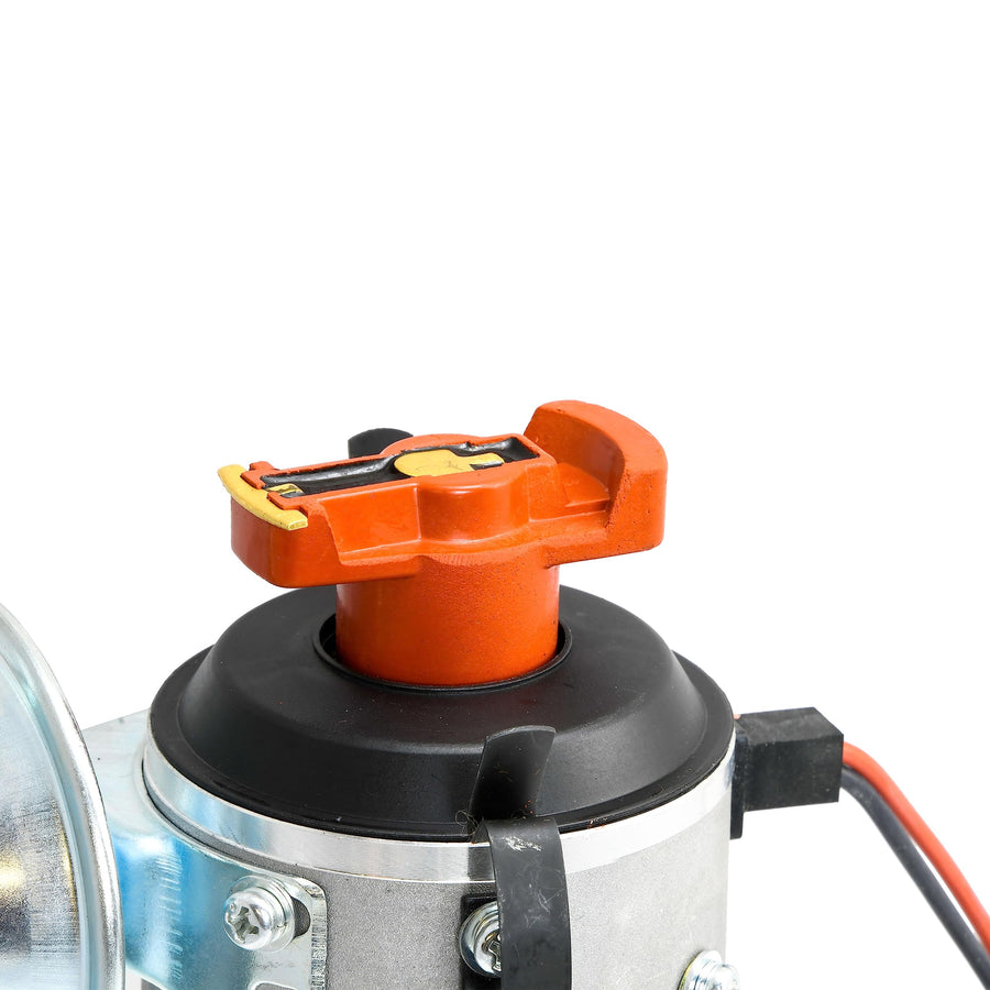 PerTronix Flame-Thrower D186504 Plug and Play Electronic Ignition Distributor with Ignitor Technology, Compatible with VW Type 1 Engines, Vacuum Advance Cast