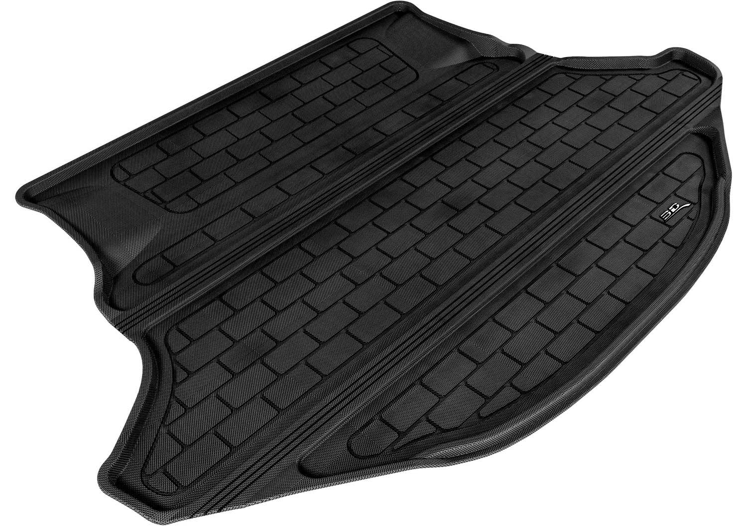 3D MAXpider Cargo M1TY0781309 Custom Fit All-Weather Floor Mat for Select Toyota Venza Models - Kagu Rubber (Black)