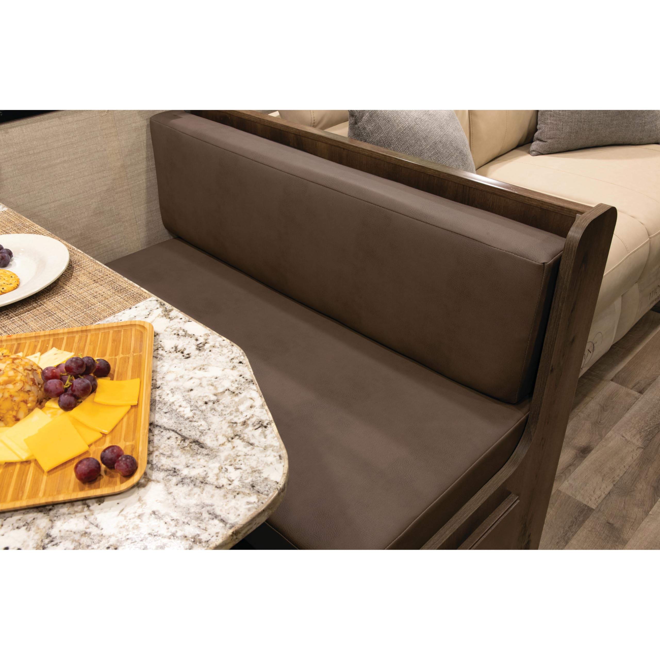 40" THOMAS PAYNE Driftwood RV Dinette Cushions with Easy-to-Clean Materials, 4" High-Density Foam, Easy Installation - 2024043914