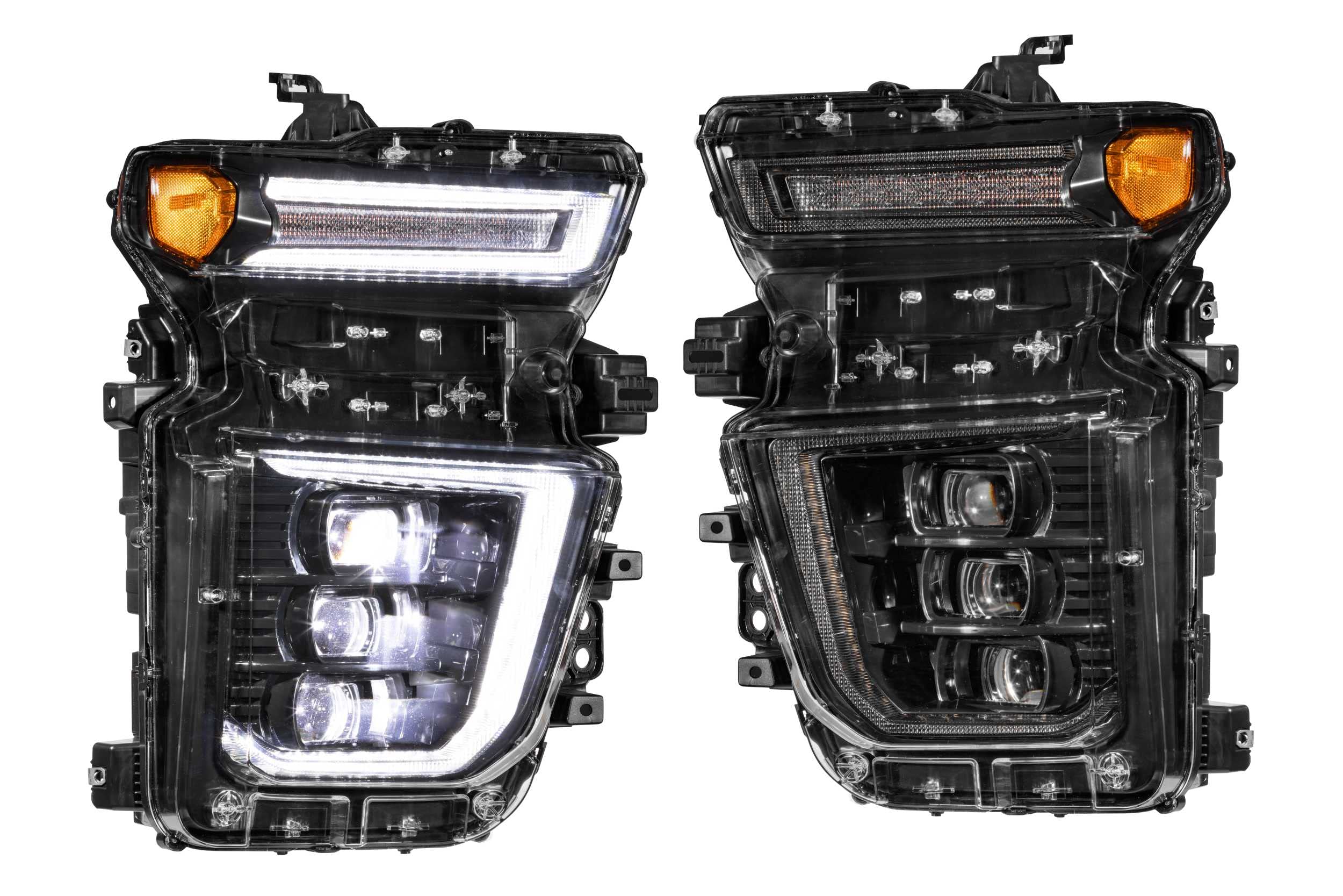 Chevrolet Silverado 2020+ Morimoto XB LED Headlights, Plug and Play Headlight Assemblies (LF547)