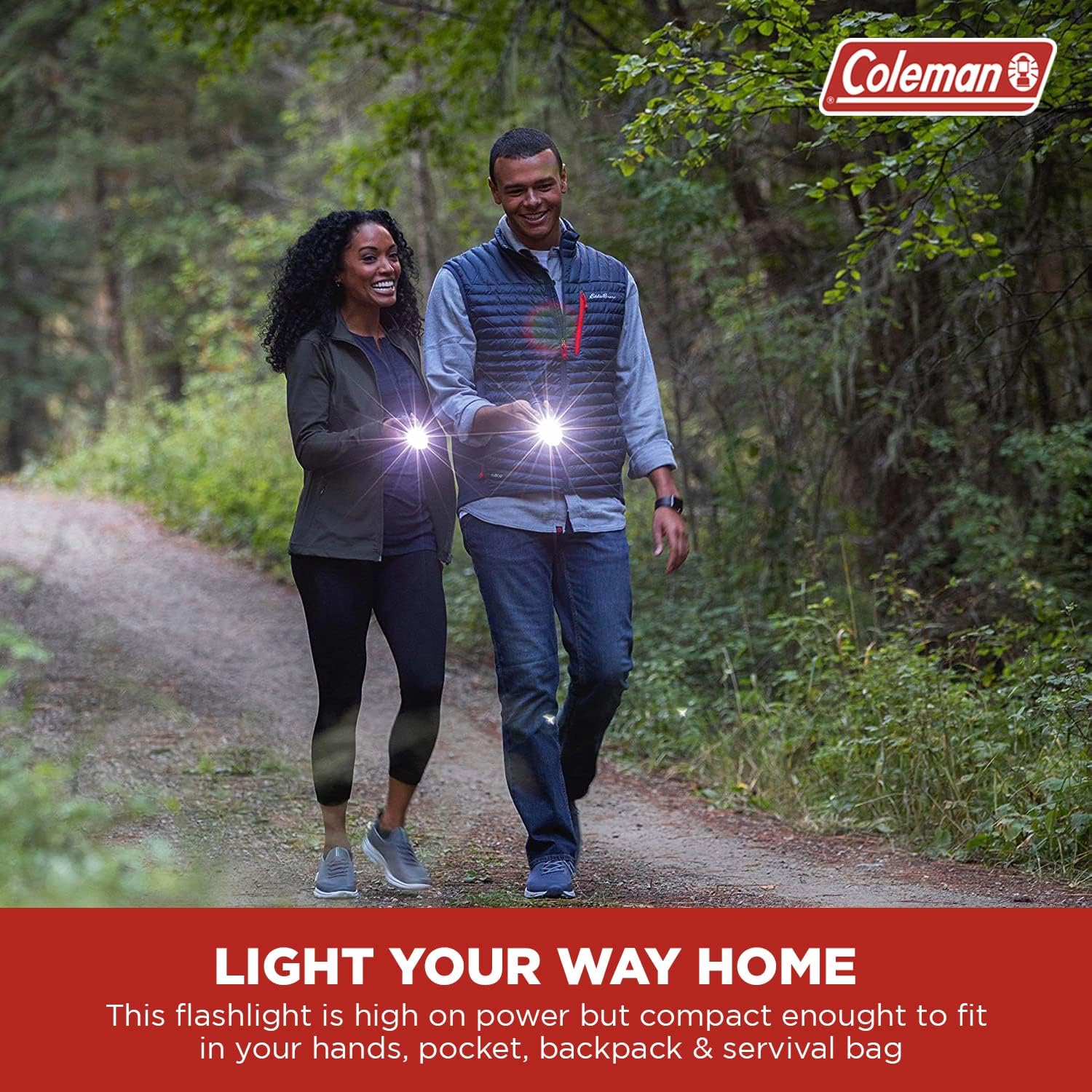 LED Coleman Flashlight | 325 Meter Flashlight with BatteryGuard