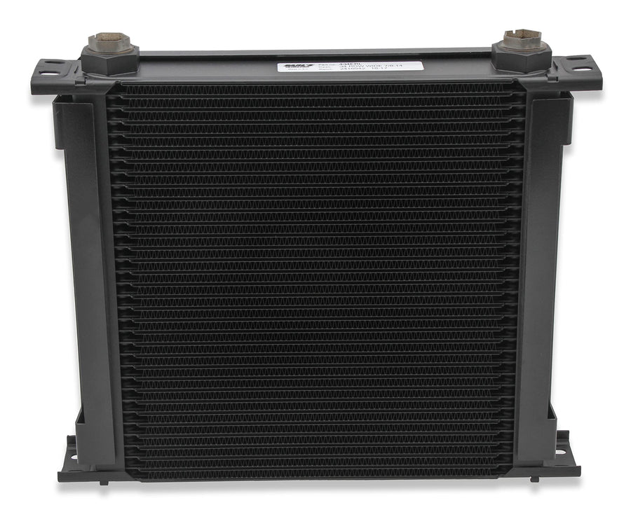 Earl's UltraPro Oil Cooler w/Fan Pack FP434ERL - Black - 34 Rows - Wide Cooler - 10 O-Ring Boss Female Ports