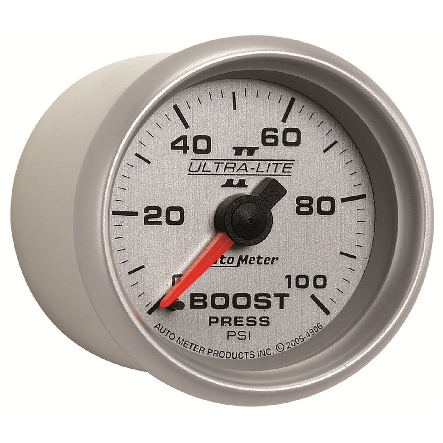Auto Meter 2-1/16" Ultra-Lite II 0-100 PSI Mechanical Boost Gauge