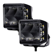 LED Lights Blackout Series - Pair of 4x3 Cube Sideline Flood Light Kit