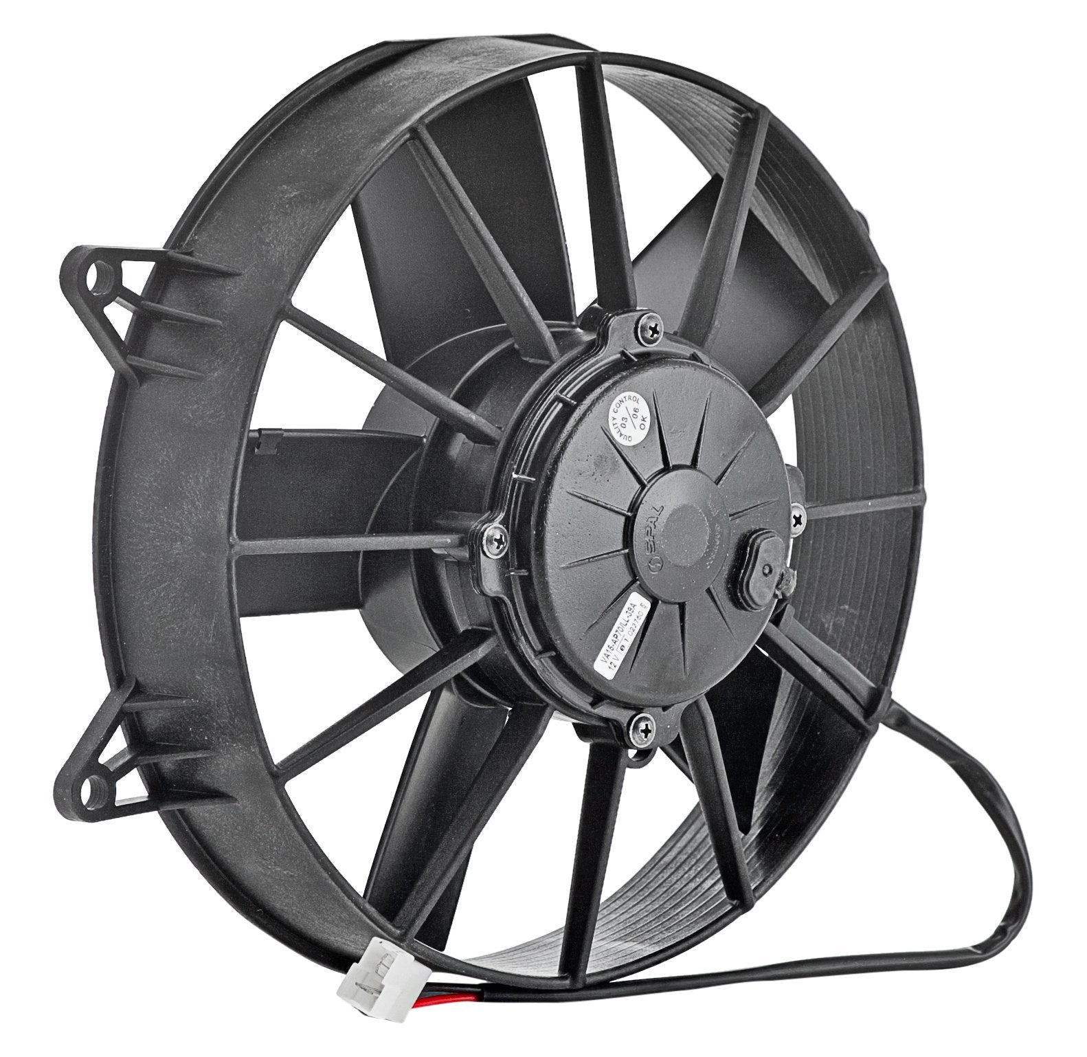 75009 Be Cool Euro-Black 10" High-Torque Electric Pusher Fan