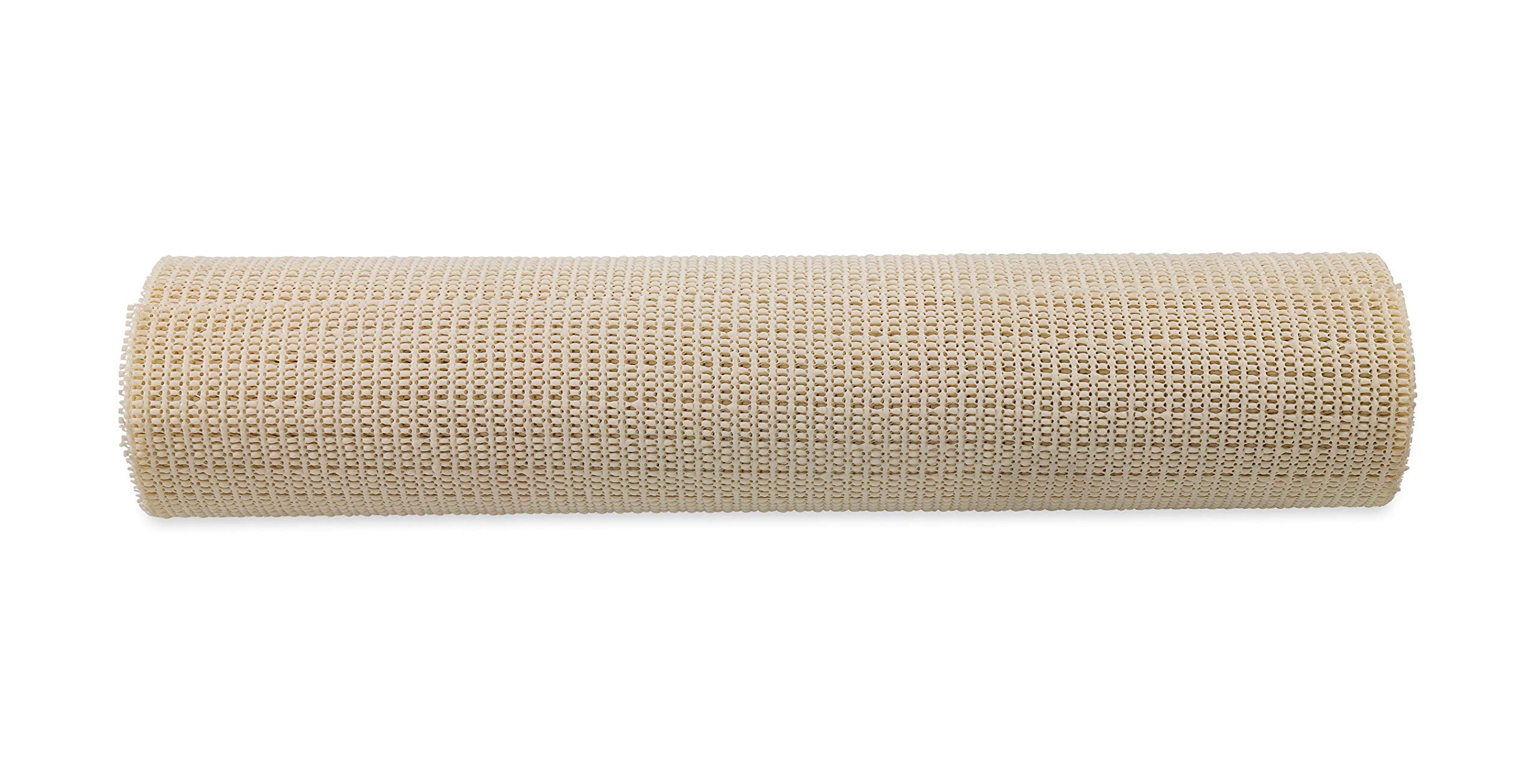 Camco Slip Stop Liner - Sliding and Prevents Slipping in RVs & Camper Kitchen Shelves and Drawers | Great for Toolboxes, Rugs, & More | Durable, Washable Material | 1' x 12' Roll - Cream (43277)