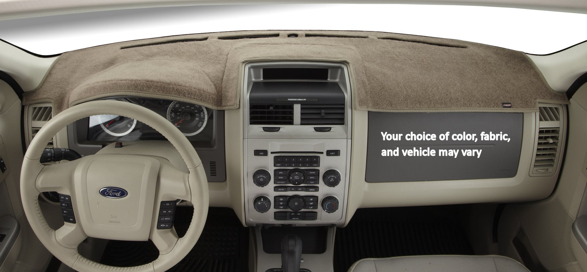 Dodge Ram DashMat Original Dashboard Cover (Premium Carpet, Mocha)