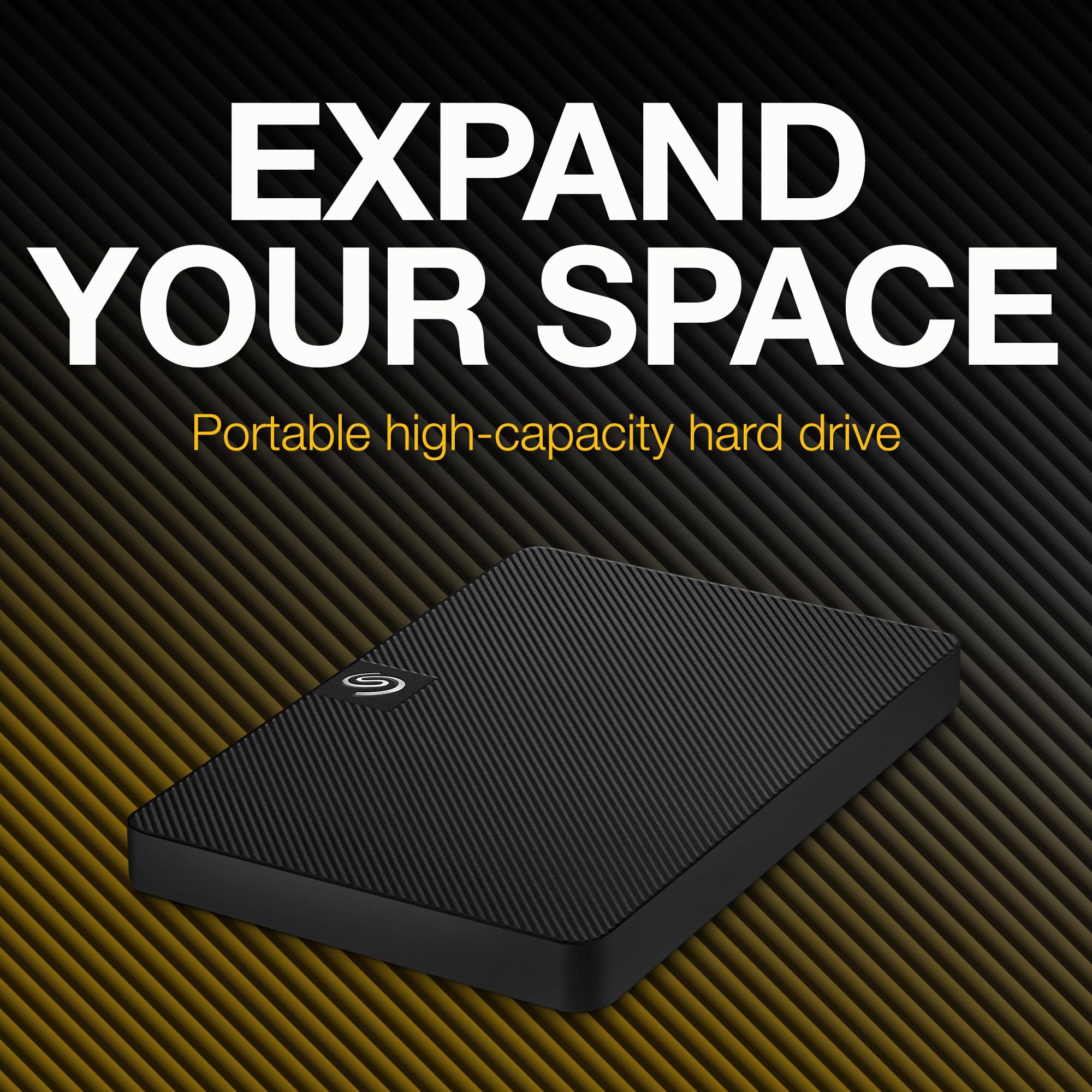Seagate 1TB Expansion Portable, External Hard Drive, 2.5 Inch, USB 3.0, for Mac and PC (STKM1000400)