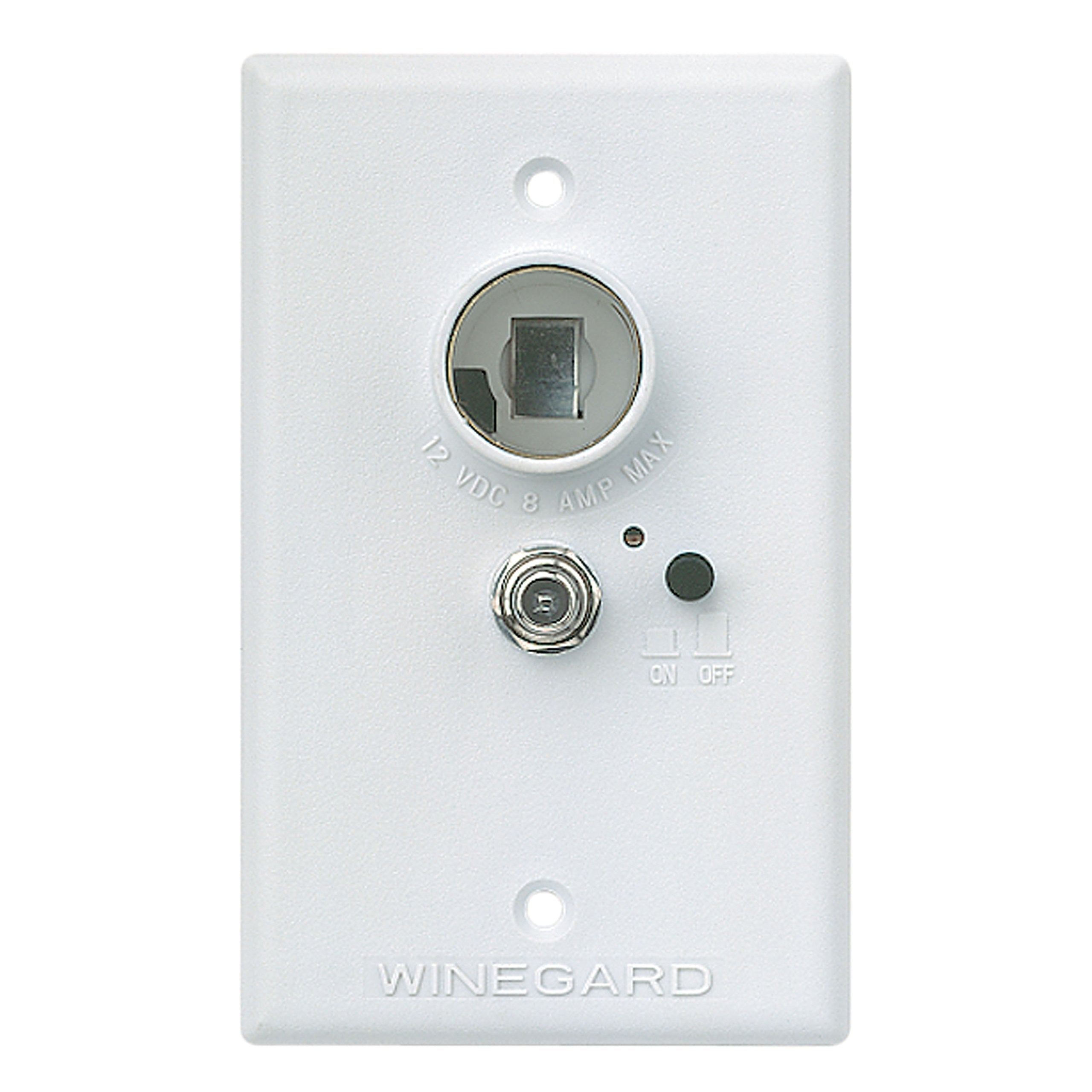 White Wall Plate Winegard Power Supply RV-7042