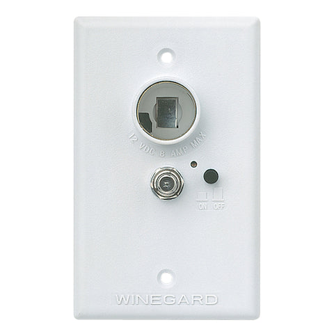 White Wall Plate Winegard Power Supply RV-7042
