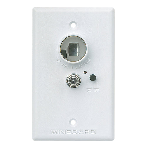 White Wall Plate Winegard Power Supply RV-7042