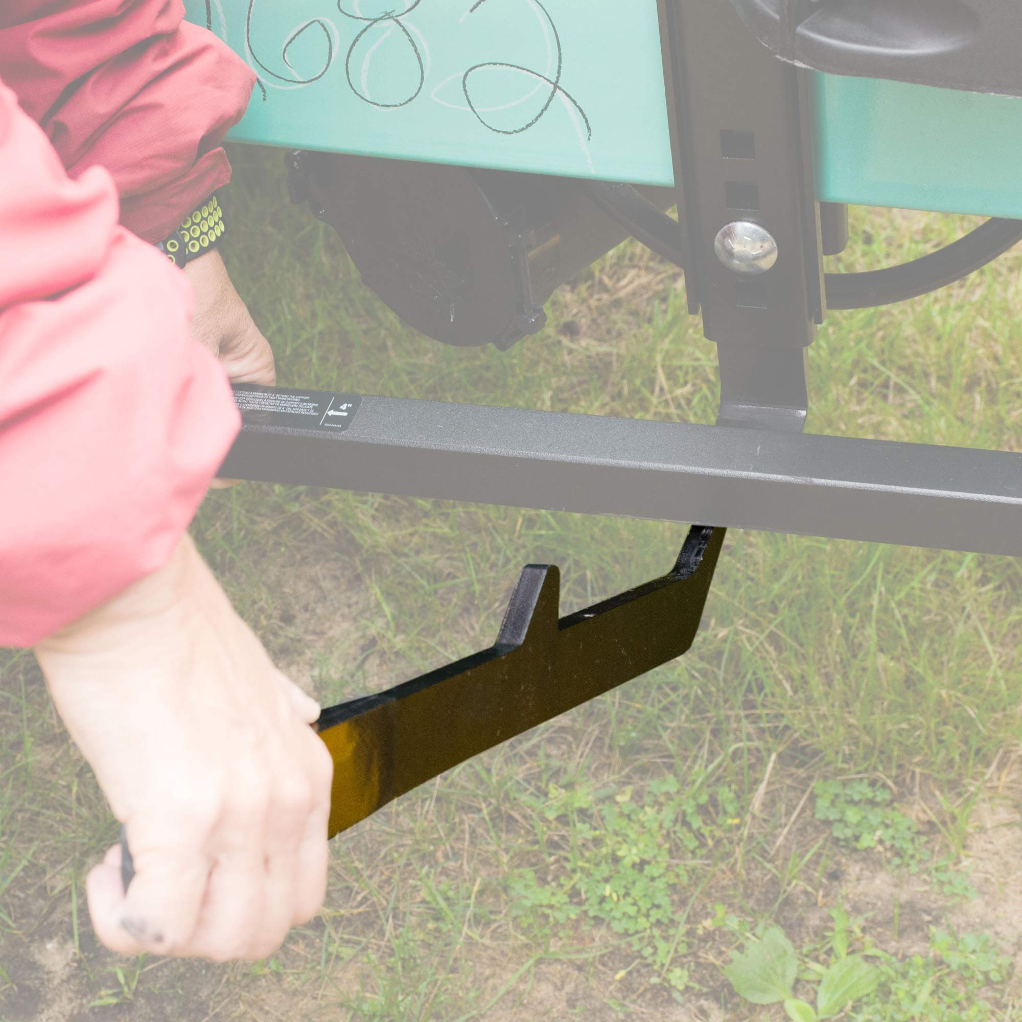 CURT TruTrack 17512 Weight Distribution Hitch Spring Bar Lift Handle, CARBIDE BLACK POWDER COAT