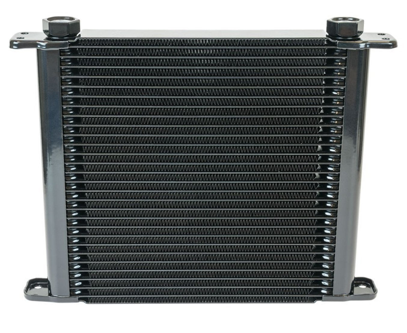 500028 Flex-a-lite Stacked Plate 28-Row Engine-Oil Cooler, 11 x 10 x 1 3/4" with AN Fittings
