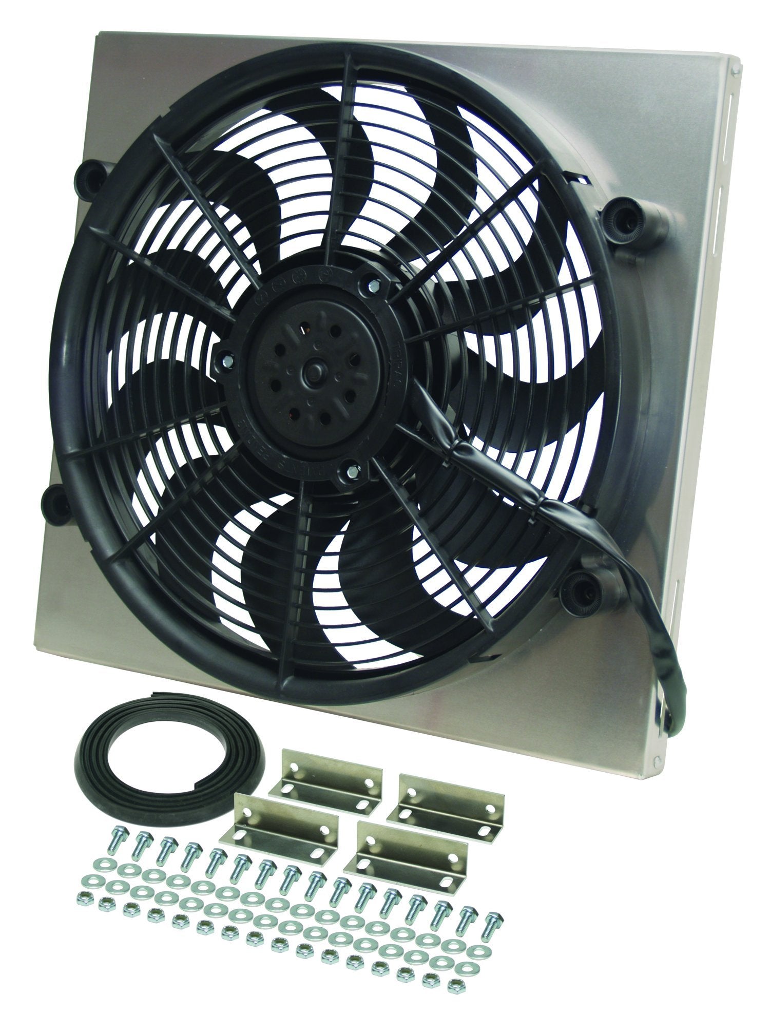 Radiator Fan Derale 16818 with Aluminum Shroud Assembly