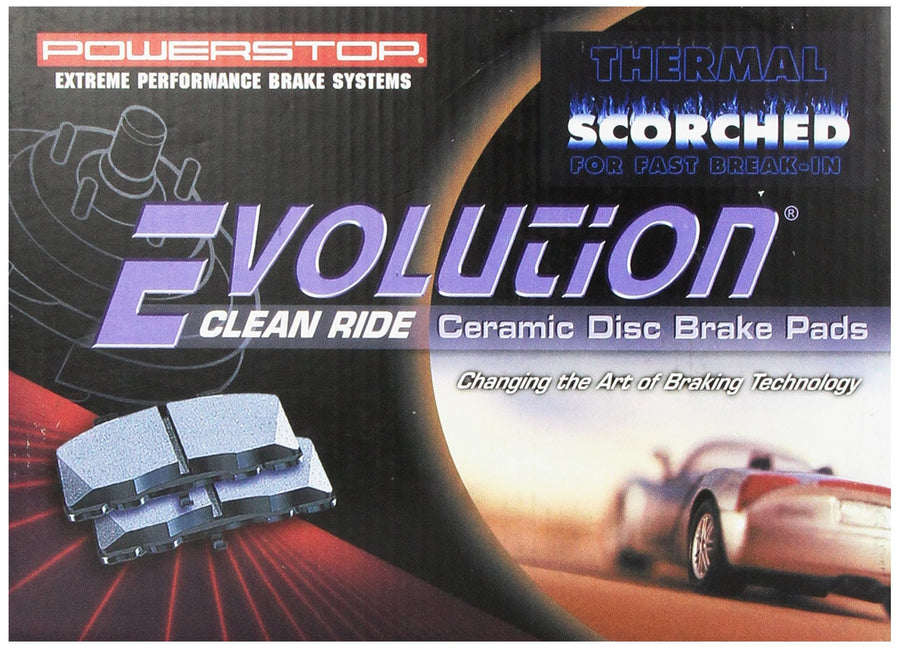 Power Stop Z16 Evolution 16-614 Front Ceramic Brake Pads For Buick Commercial Chassis 1992-1996, Chevrolet Caprice 1991-1993, Chevrolet Impala 1994-1996 [Model Specific]