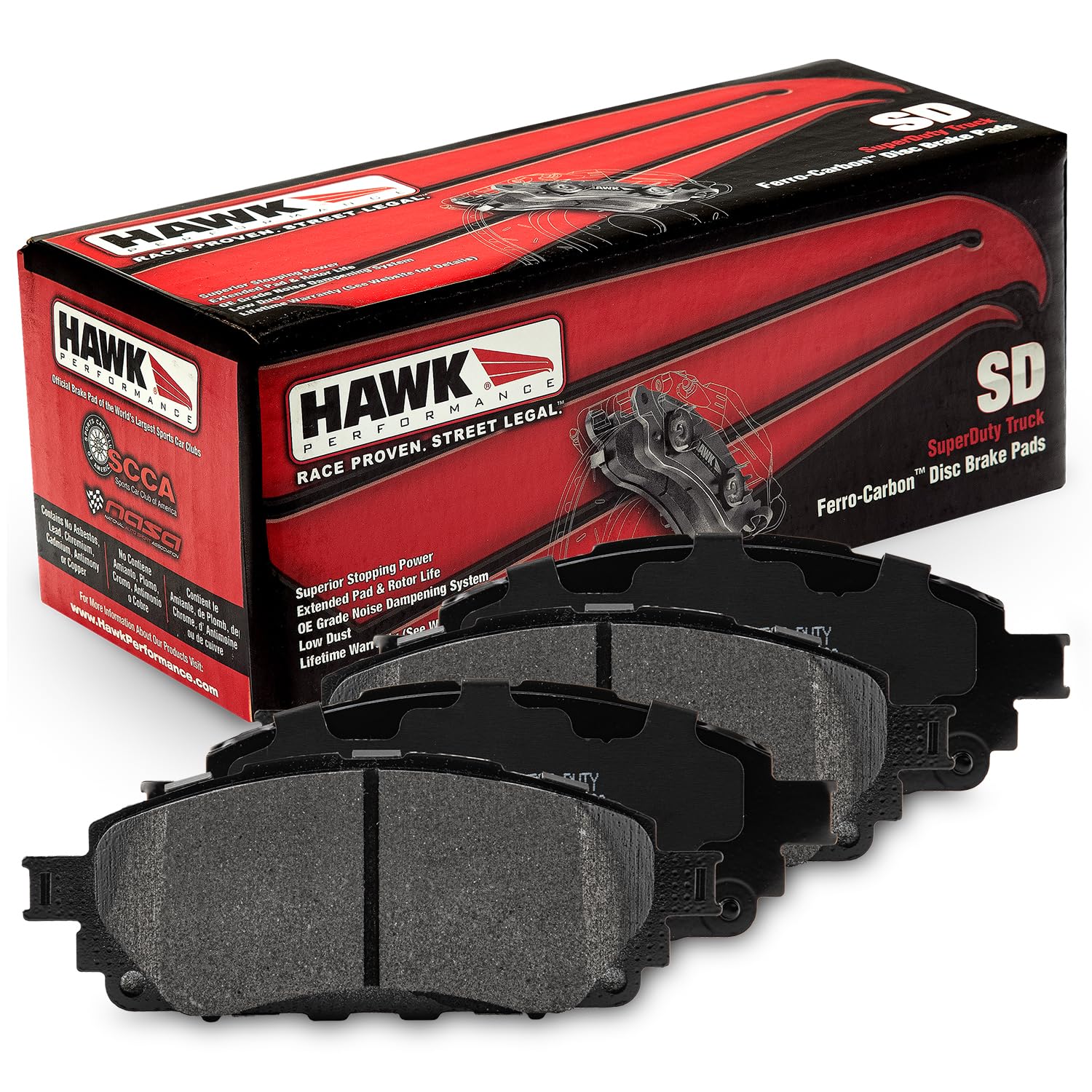 Super Duty Hawk Performance HB940P.616 Street Brake Pads