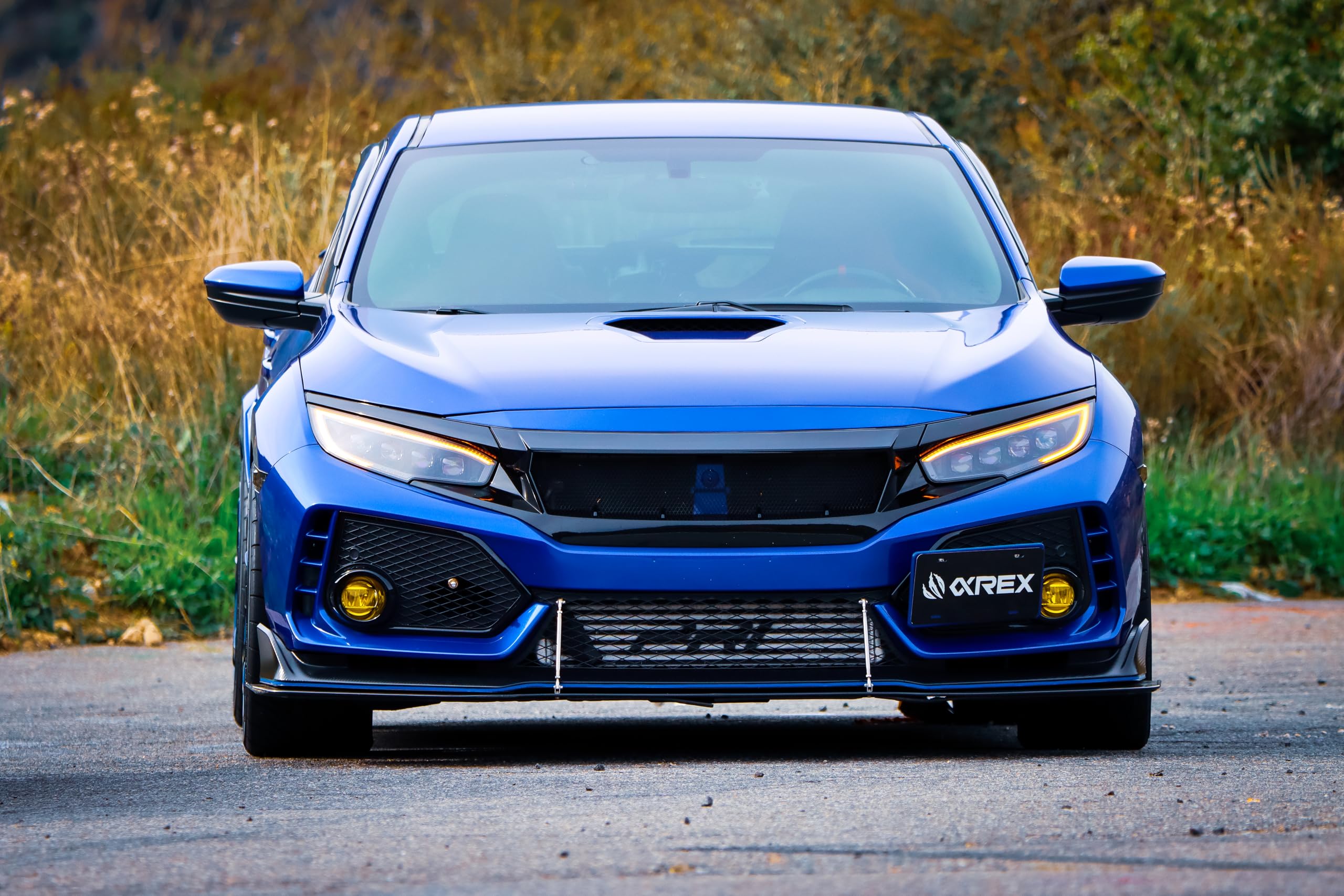 LED Projector Headlights AlphaRex for 16-21 Civic/ 17-21 Civic Type-R FK8 NOVA-Series Black