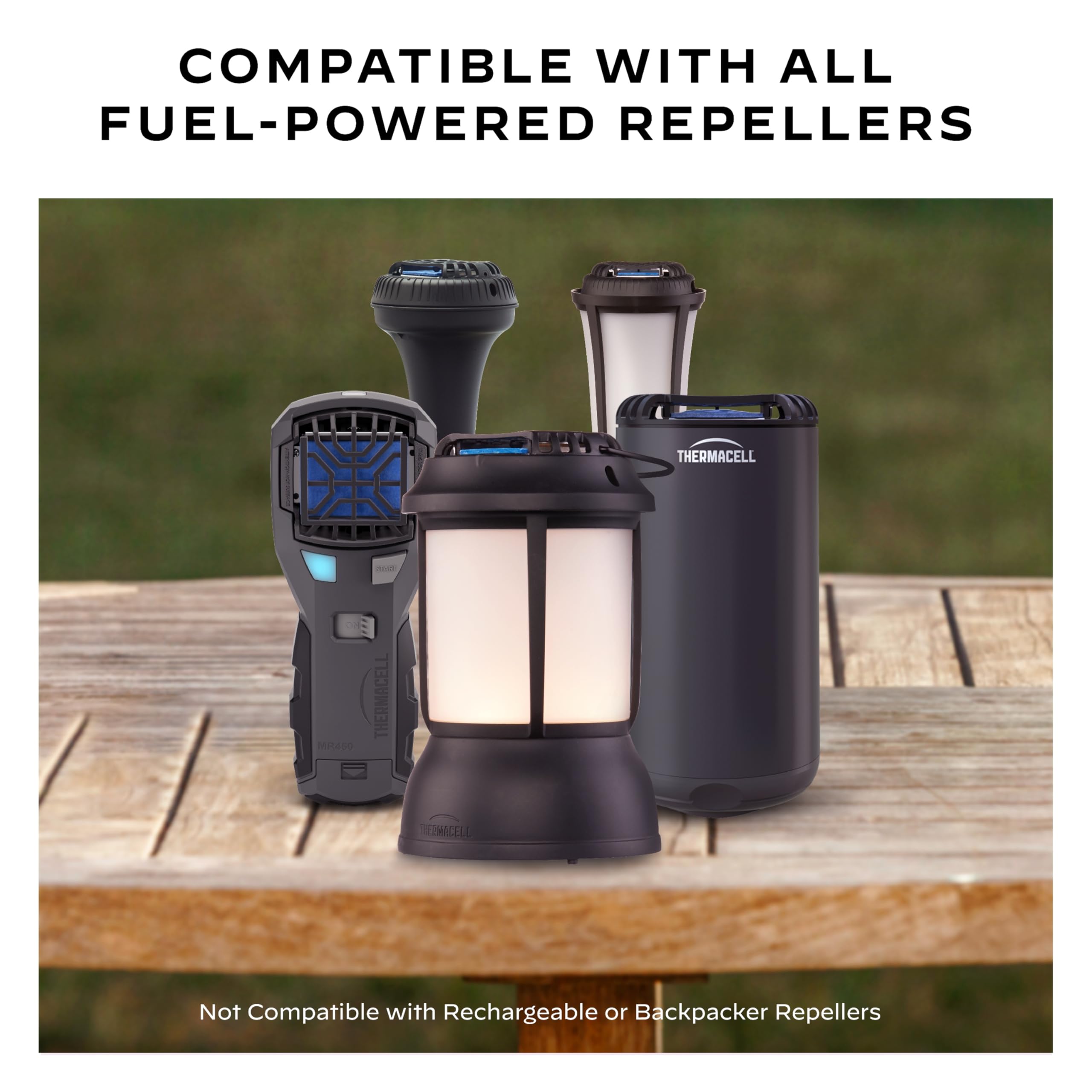 Mosquito Repellent Thermacell Refills; Compatible with Any Fuel-Powered Repeller Thermacell; Highly Effective, Long Lasting, No Spray or Mess; 15 Foot Zone of Protection Mosquito