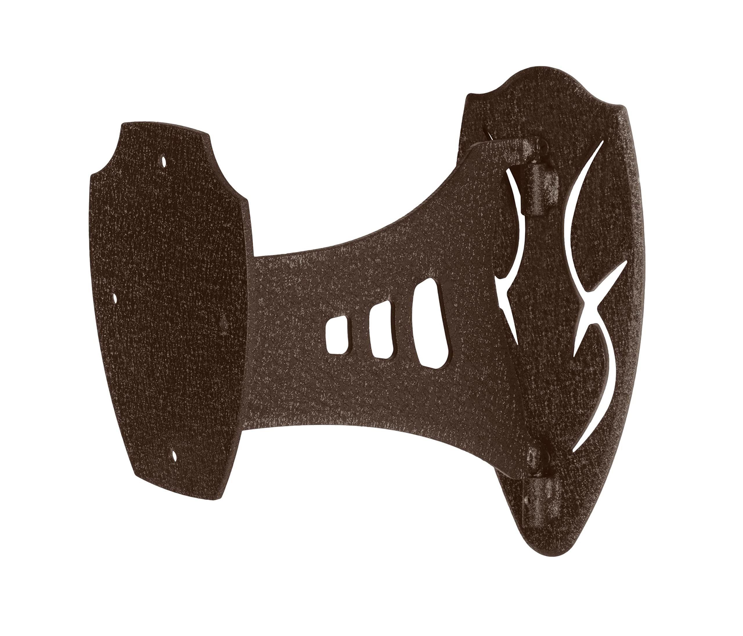 Skull Hooker Dual Shoulder Mount Small/Medium Game Steel Powder-Coated with 8-inch Swing Arm, Brown