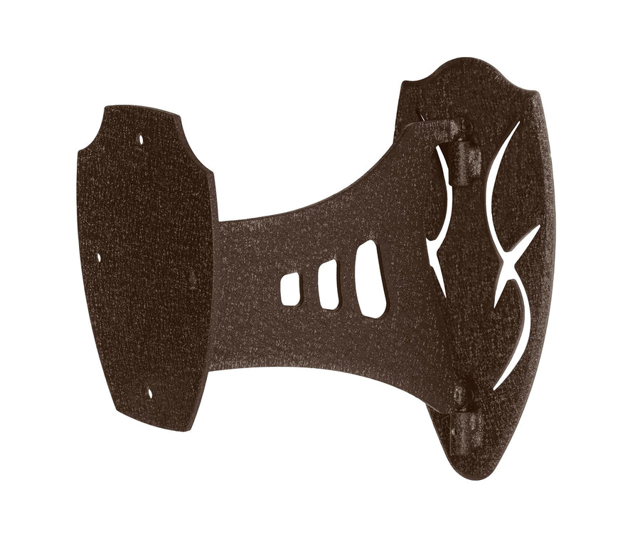 Skull Hooker Dual Shoulder Mount Small/Medium Game Steel Powder-Coated with 8-inch Swing Arm, Brown