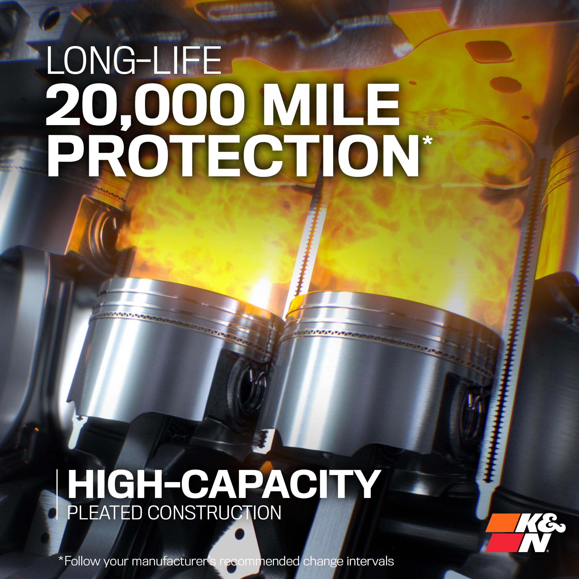 K&N Oil Filter Premium: 20,000 Mile Engine Protection, High Capacity/High Efficiency: Compatible with Select AUDI/VOLVO/VOLKSWAGEN/SEAT (See Product Description for Select Models), HP-7010