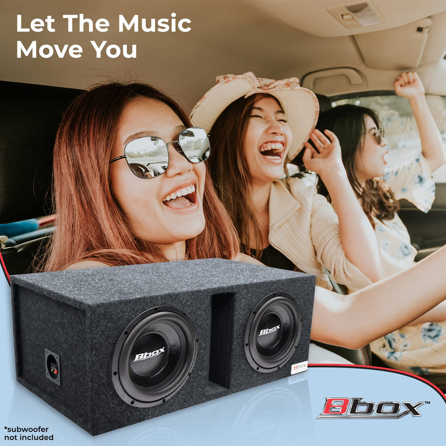 Dual BBox 15" Vented Carpeted Subwoofer Enclosure E15DV