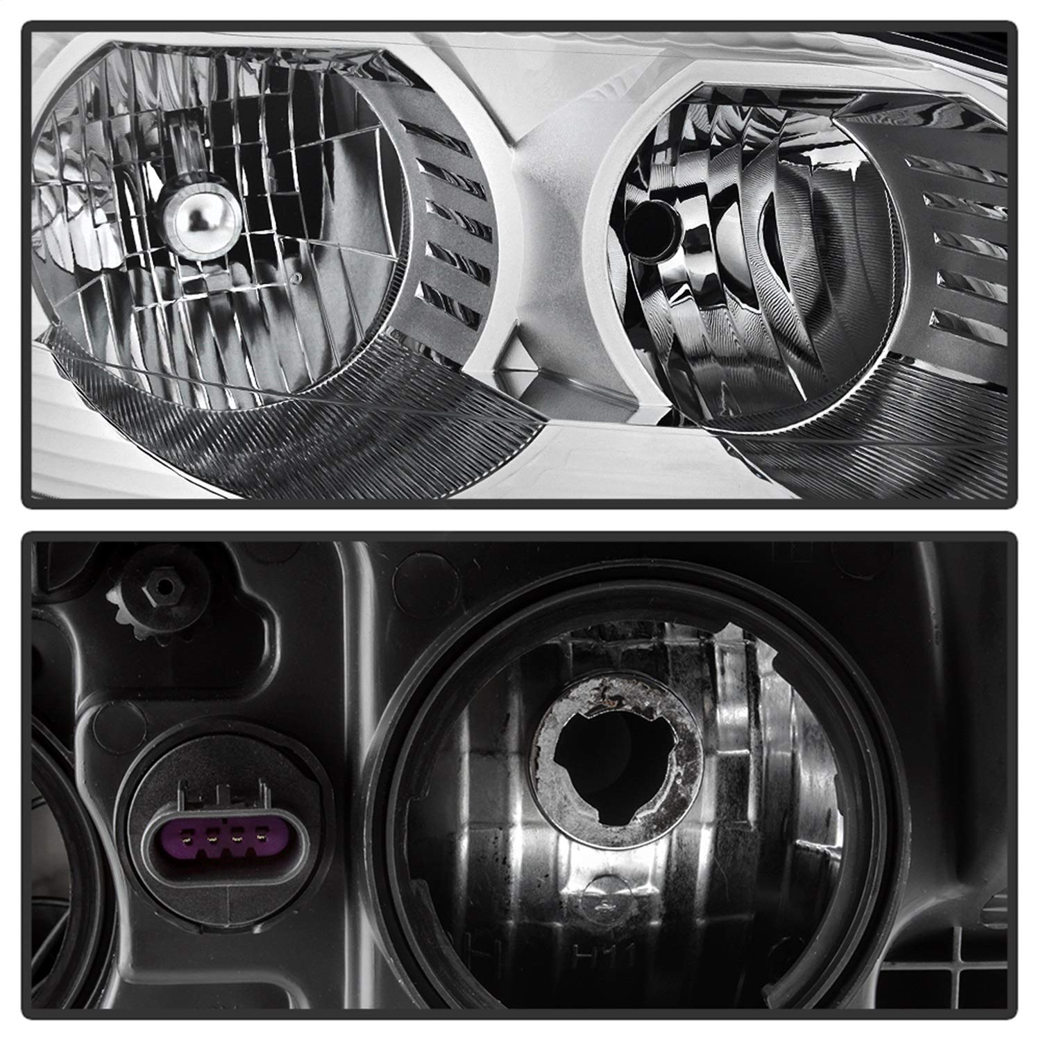 OEM Style Xtune Headlight (HD-JH-CTRA09-OE-R) (OE)