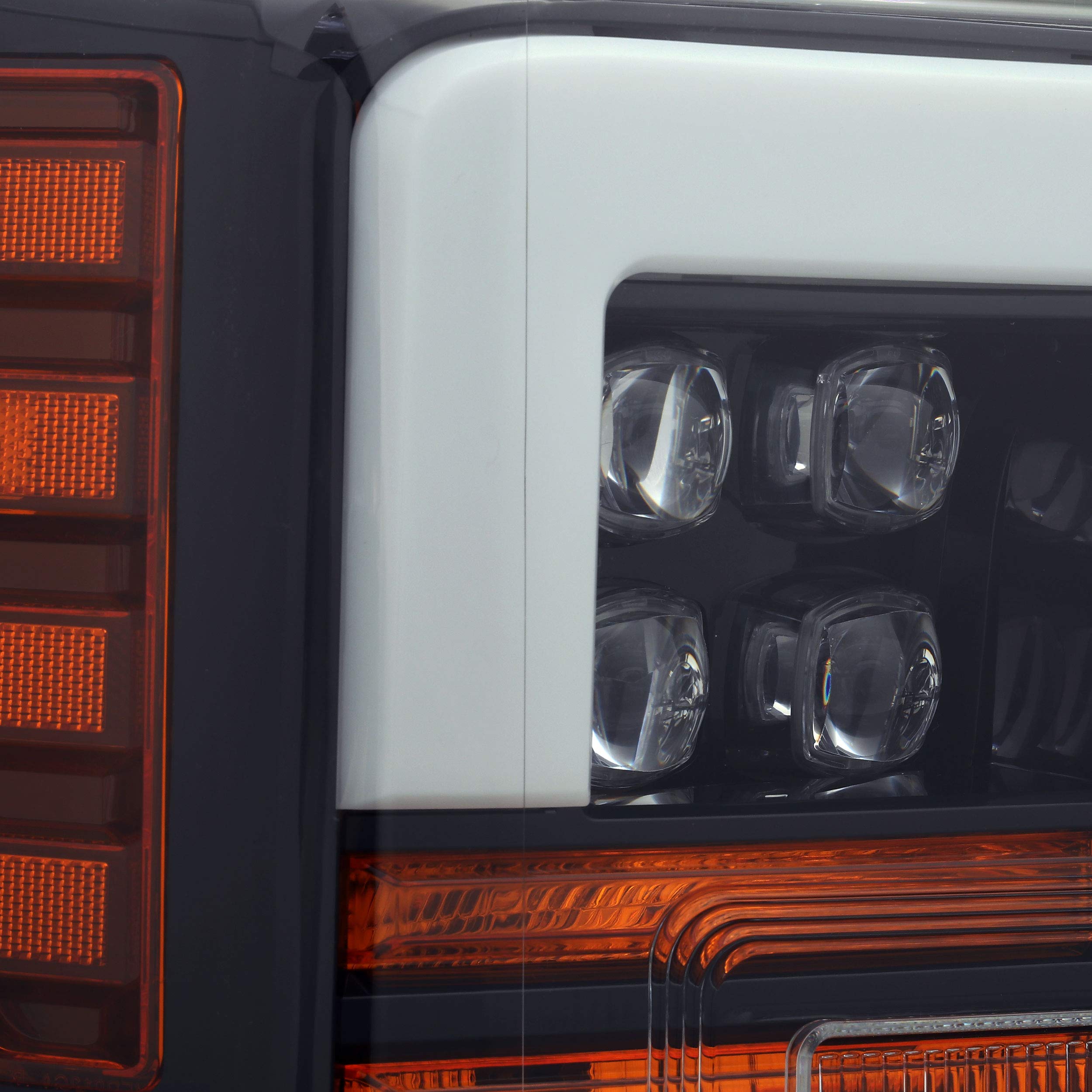 880100 AlphaRex USA Nova Series Projector Headlights fits Ford F-250 Super Duty,Clear