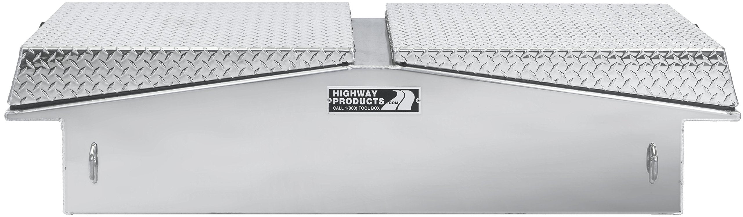 Dual Lid Gull Wing Crossover Tool Box with Bright Highway Products 3430-002