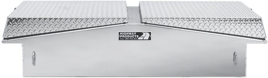 Dual Lid Gull Wing Crossover Tool Box with Bright Highway Products 3430-002