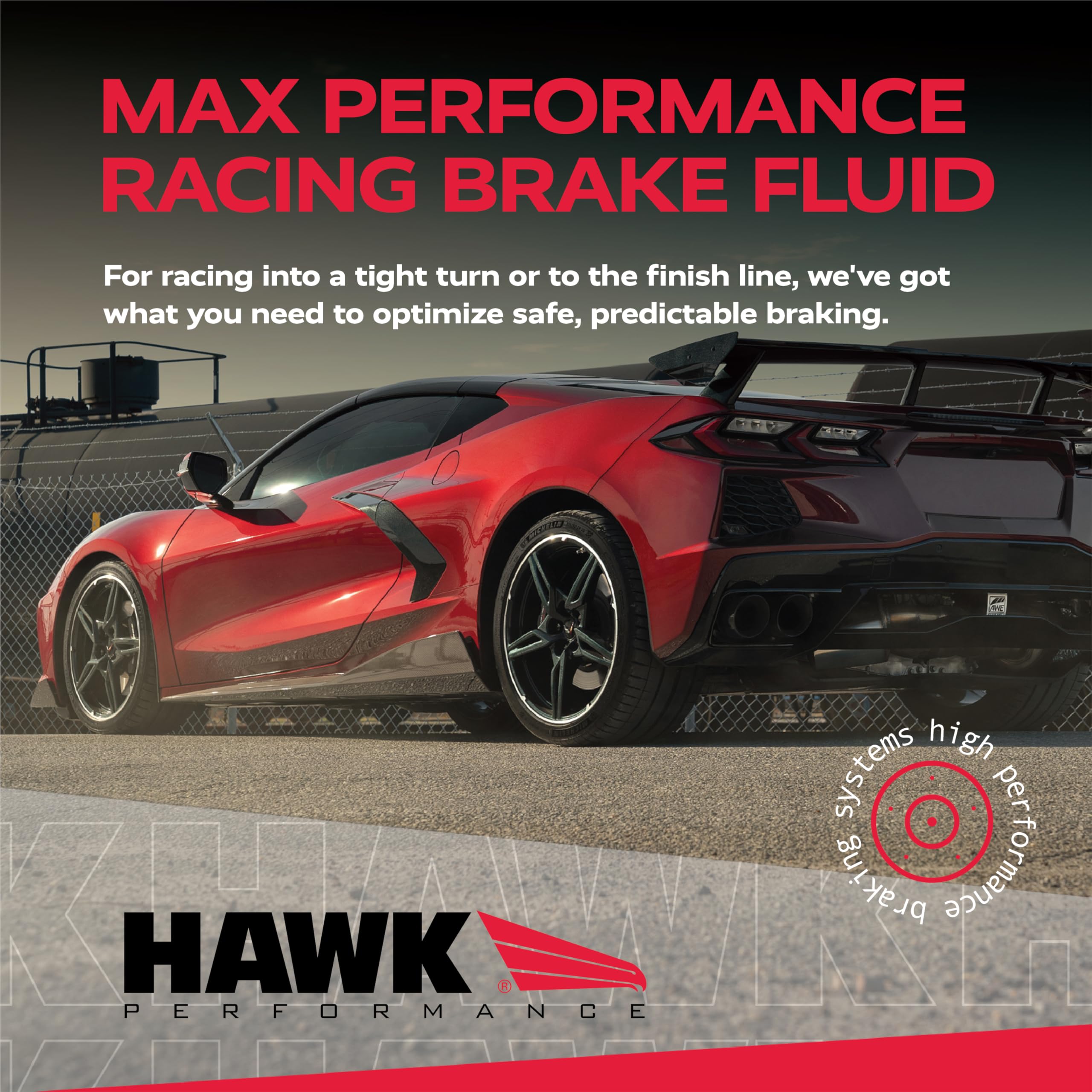 Hawk HP600 Race Race Performance Brake Fluid