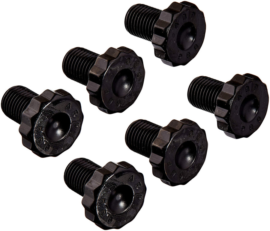 ARP Pro Series Flexplate Bolt Kit, 7/16-20 in Thread, 0.680 in Long, 12 Point Head, Chromoly, Black Oxide, compatible with GM/Ford V6 / V8, Set of 6