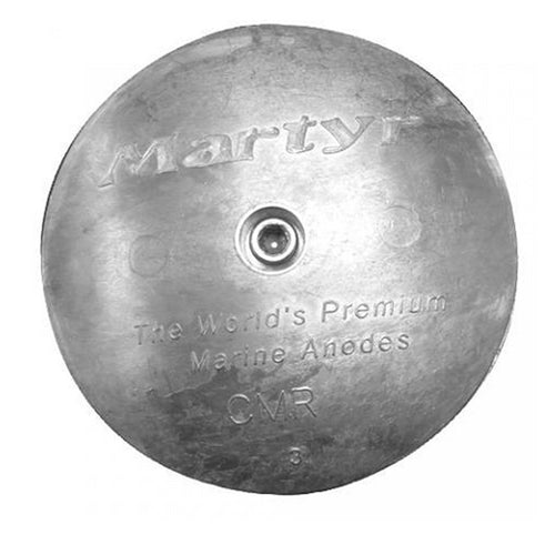 Martyr Anodes Rudder/Trim Tab Anode CMR02AL, 5 H x 2.81 OD x .28 ID, Aluminum