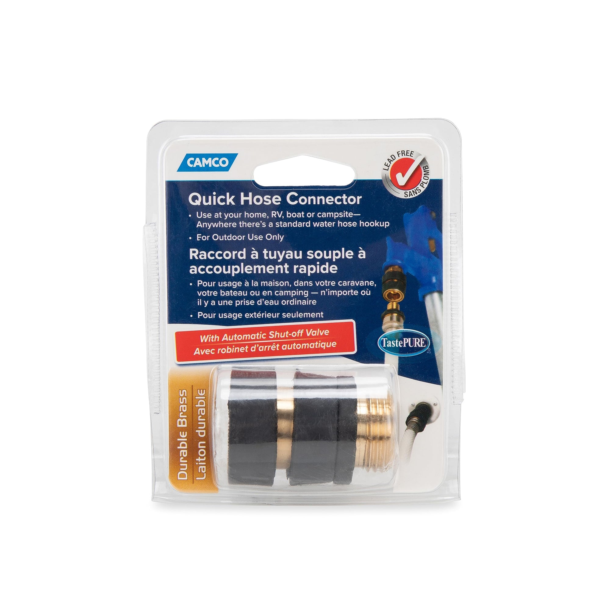 Brass Camco Quick Hose Connect 20135
