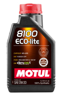 8100 MOTUL USA Eco-Lite 0W20 12X1L