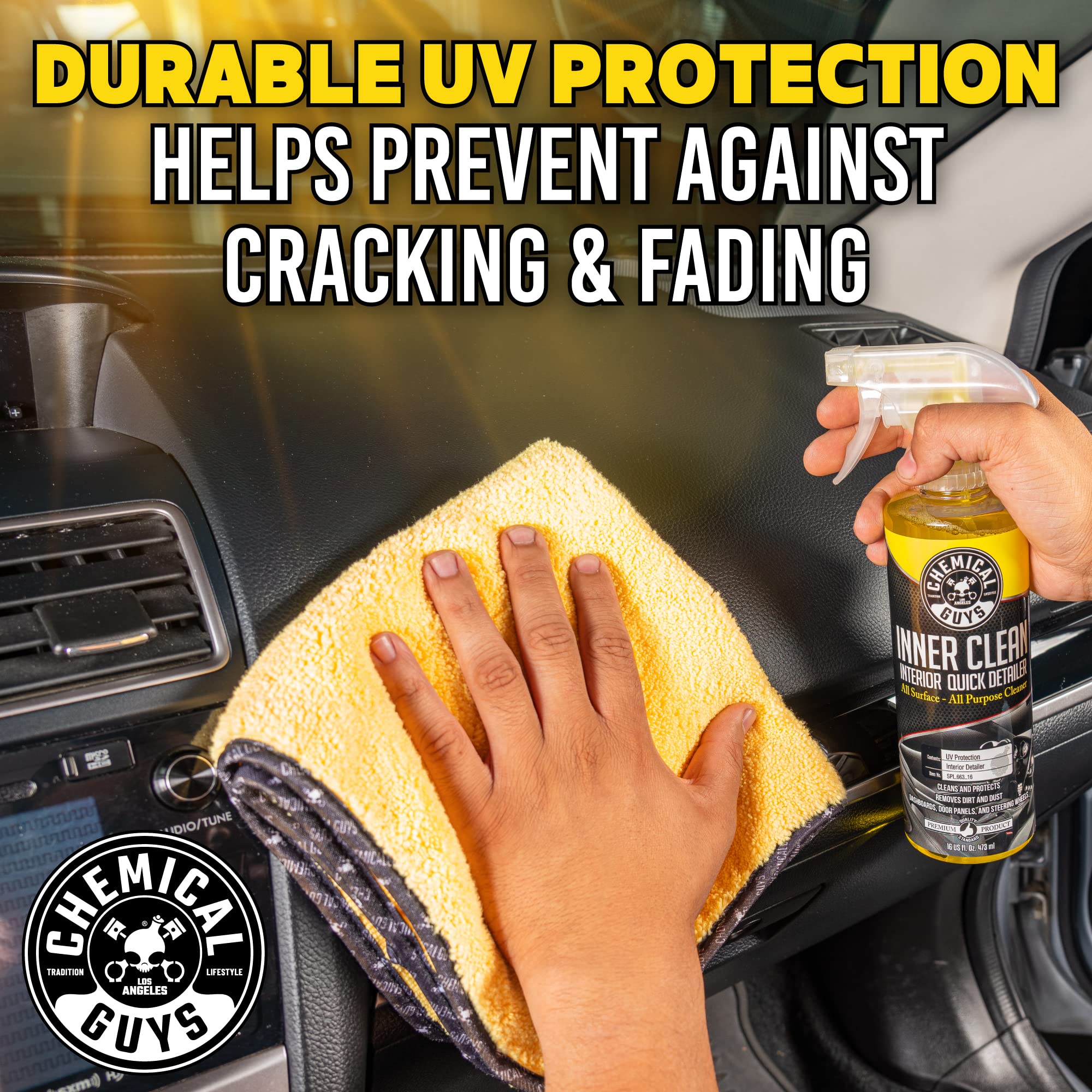Chemical Guys InnerClean SPI_663 Interior Quick Detailer and Protectant, 1 Gal