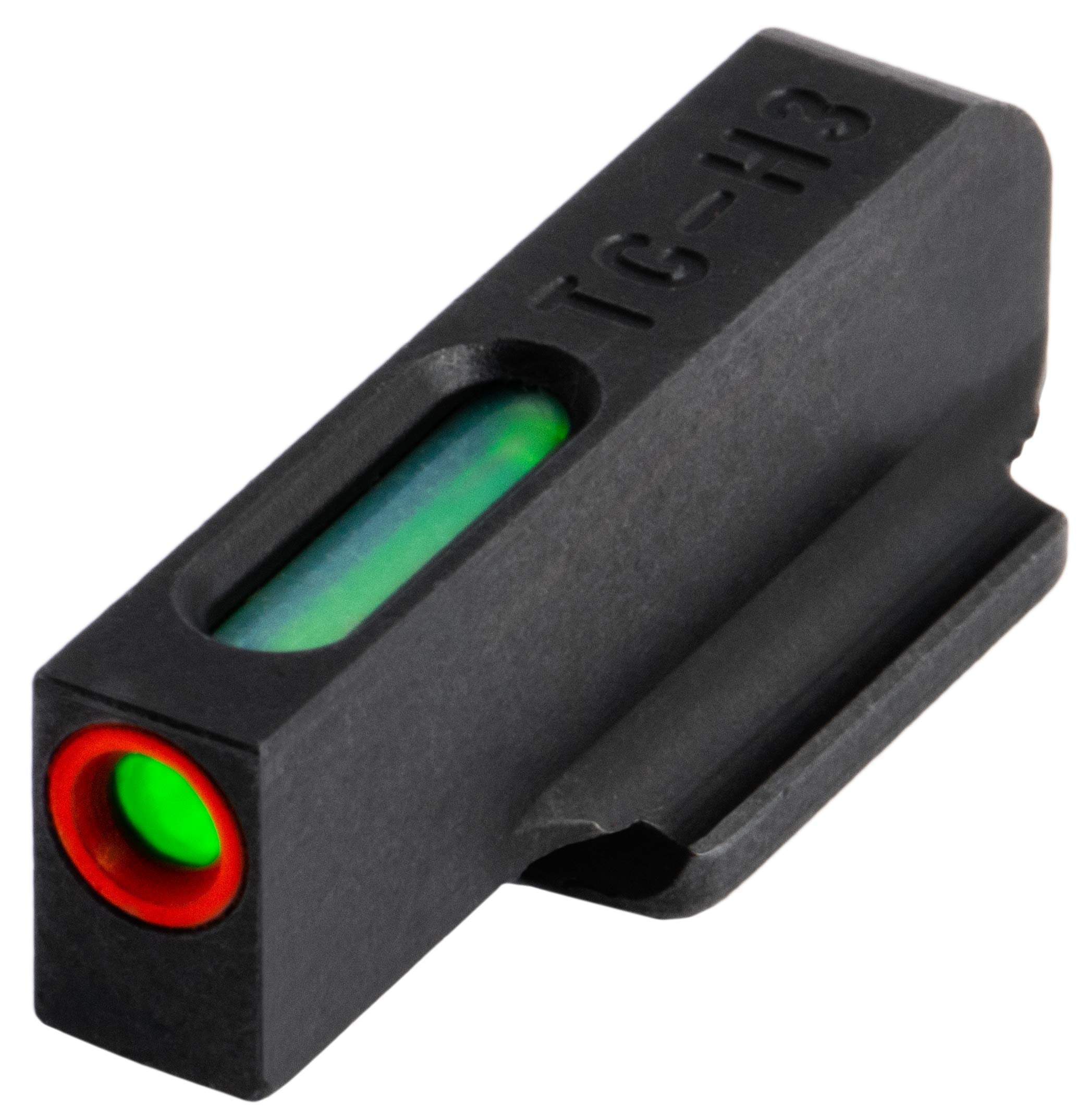 Tritium and Fiber Optic Xtreme Handgun Sights for Ruger Pistols, TRUGLO TFX Pro Black
