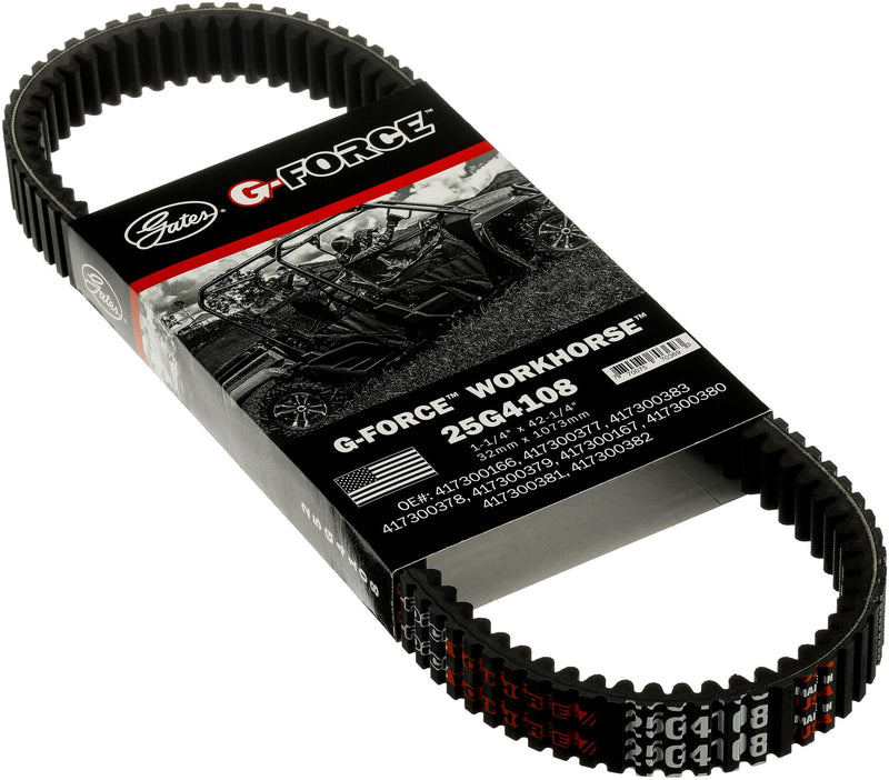G-Force Gates Workhorse Continuously Variable Transmission (CVT) Belt 25G4108